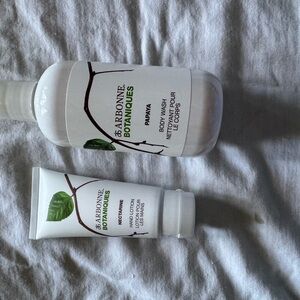 Arbonne Botanicals Body wash and hand lotion
